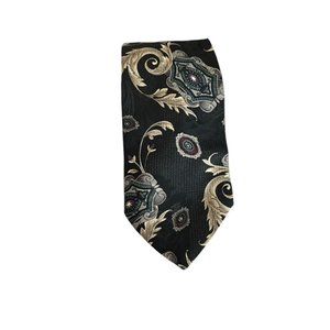 Requirements Men's Neck Tie Polyester Made in USA Paisley 57"L 4"W